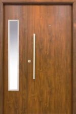 PUERTA Y MEDIA DELUXE WOOD LISA CON VIDRIO - Imagen 3