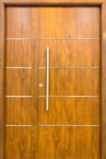 PUERTA Y MEDIA DELUXE WOOD CON DETALLES DE ALUMINIO - Imagen 4