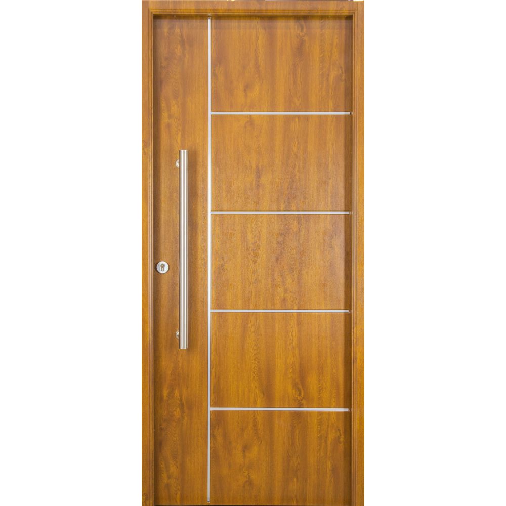 DR500-1 PUERTA INY. DELUXE WOOD 5T - Imagen 1