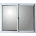 VENTANA CORREDIZA ALUMINIO VIDRIO ENTERO ECO