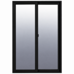 VENTANA PVC VIDRIO ENTERO CORREDIZA CONFORT CLIMA WOOD JET BLACK DVH - Imagen 2