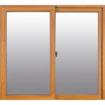 VENTANA PVC VIDRIO ENTERO CORREDIZA CONFORT WOOD CLIMA DVH