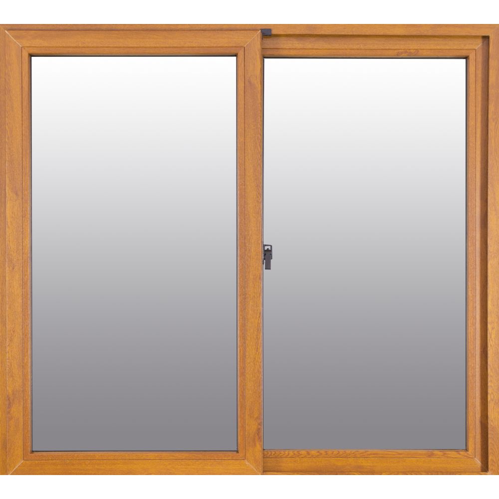 QR1023 VENTANA PVC VIDRIO ENTERO CORREDIZA CONFORT WOOD CLIMA DVH - Imagen 1