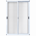 VENTANA MODERNA CLIMA DVH ALUMINIO CORRED. C/CELOSIA ABRIR - Imagen 2