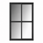 VENTANA VIDRIO ENTERO ALUMINIO CORREDIZA MODERNA - Imagen 2
